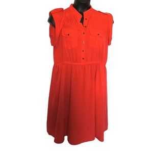 Speed Control  New York Women Orange Fit flare Dress